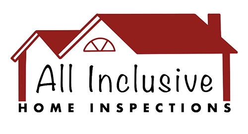 All Inclusive Home Inspections logo, a plain red house with a title beneath